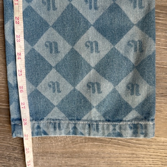 NEW NANUSHKA Zoey logo-print high-rise kick-flare jeans - Picture 10 of 15